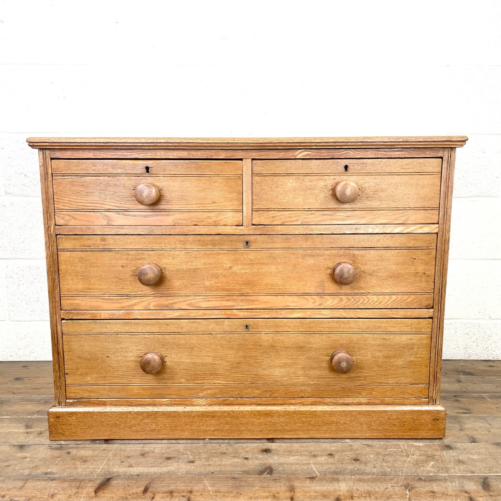 Antique Pale Oak Chest of Drawers View II