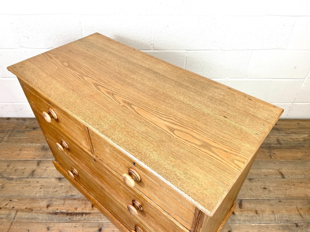 Antique Pale Oak Chest of Drawers View VIII