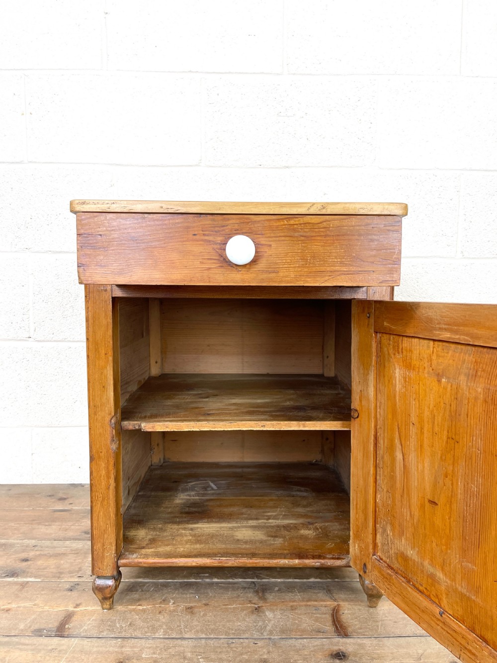 Rustic Antique Pine Side Cupboard View VII