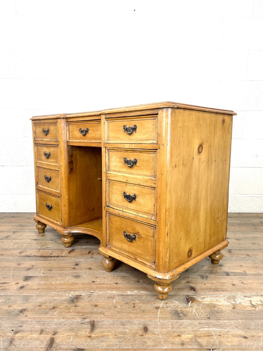 Victorian Antique Pine Sideboard with Drawers View VII