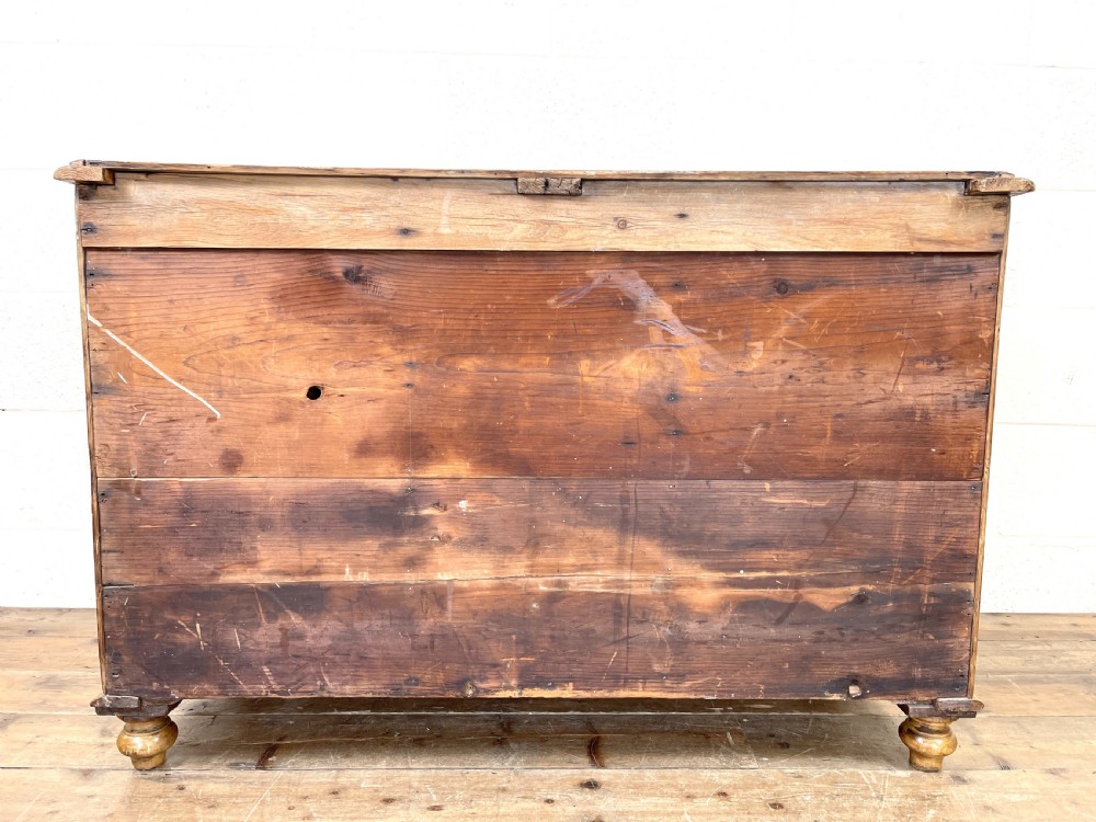 Victorian Antique Pine Sideboard with Drawers View XI