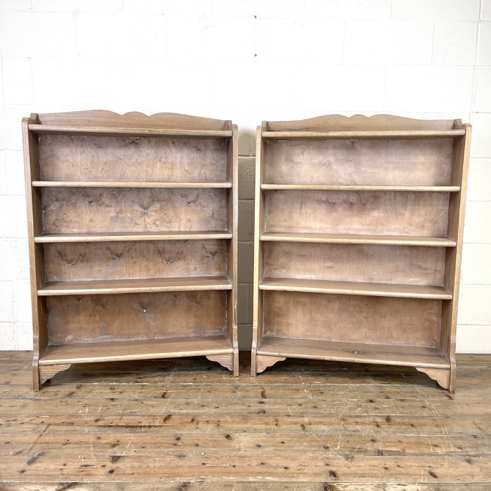 Pair of Antique Oak Bookcases