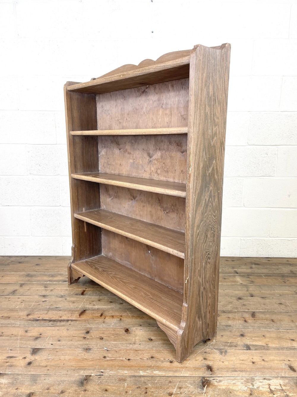 Pair of Antique Oak Bookcases View IV