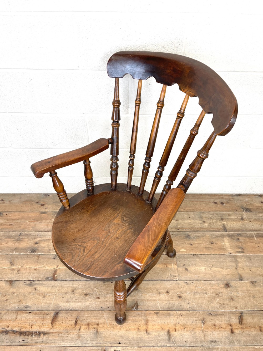 Antique 19th Century Penny Armchair  View II