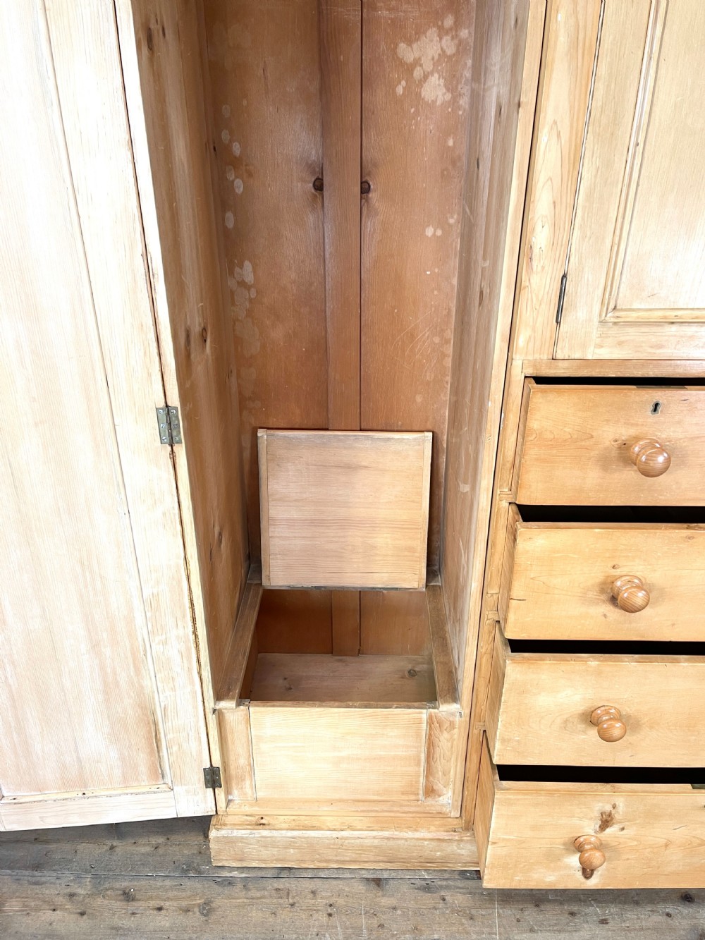 Large Antique Pine Wardrobe  View VII