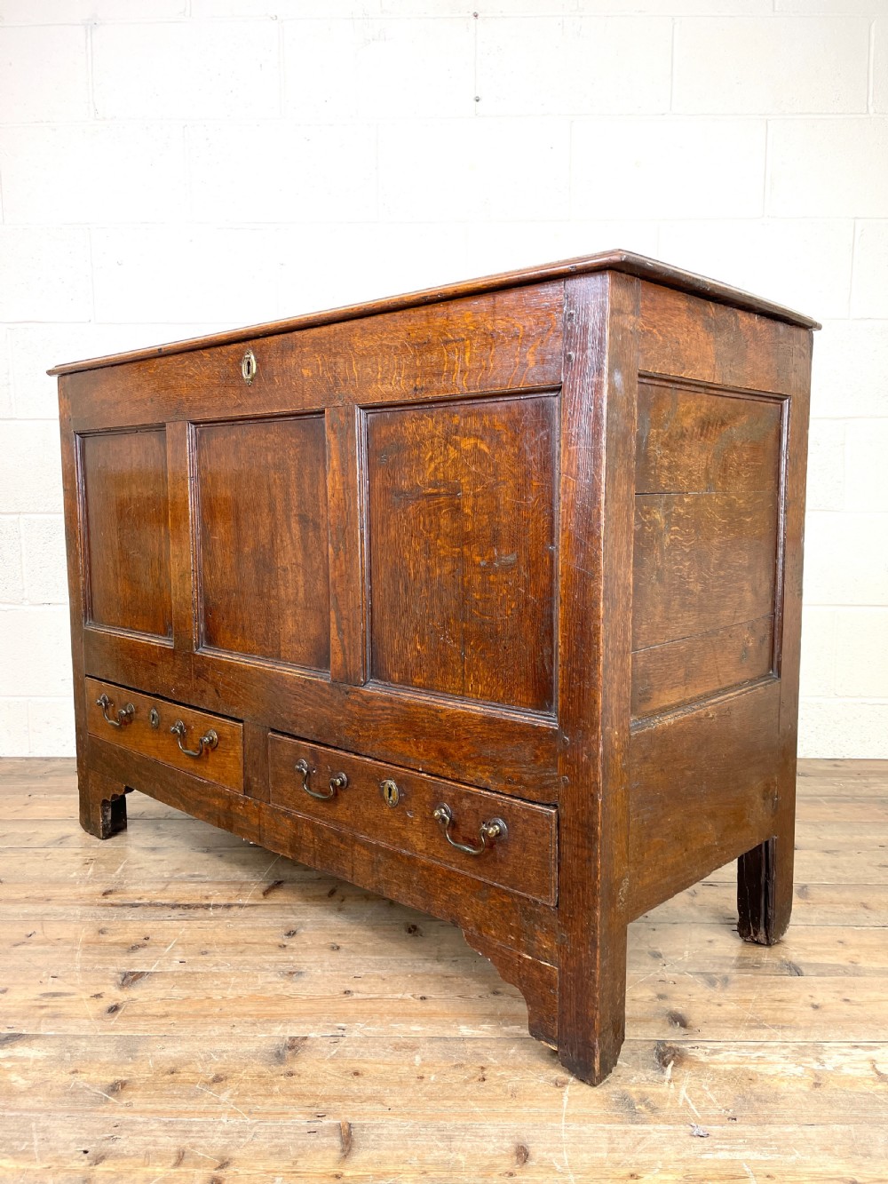 Antique Oak Mule Chest  View VII