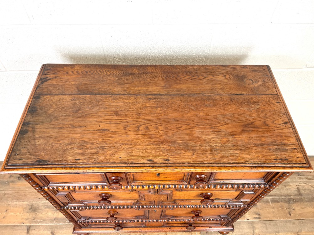 Antique Oak Chest of Drawers View IV