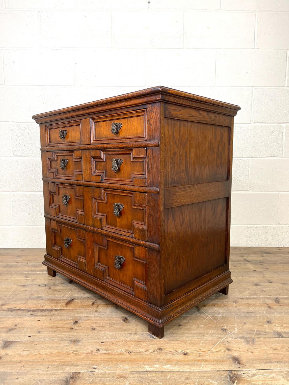 Antique Oak Chest of Drawers View V