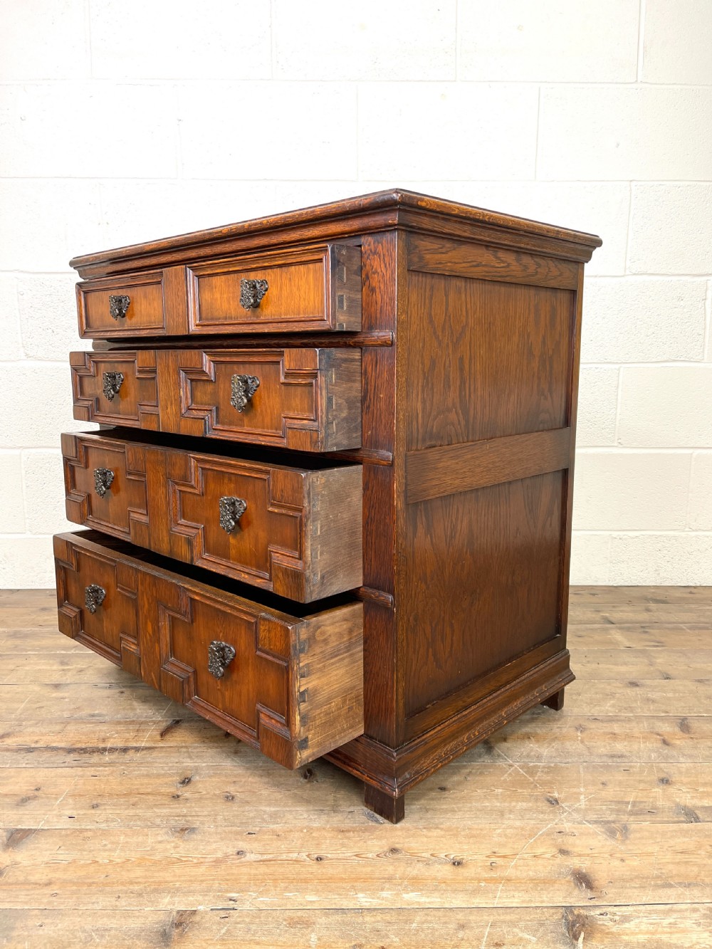 Antique Oak Chest of Drawers View VII