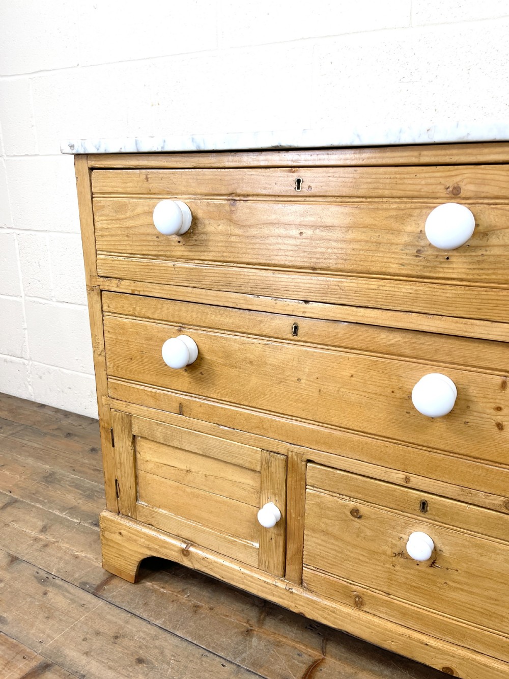 Antique Pine Chest of Drawers View IV
