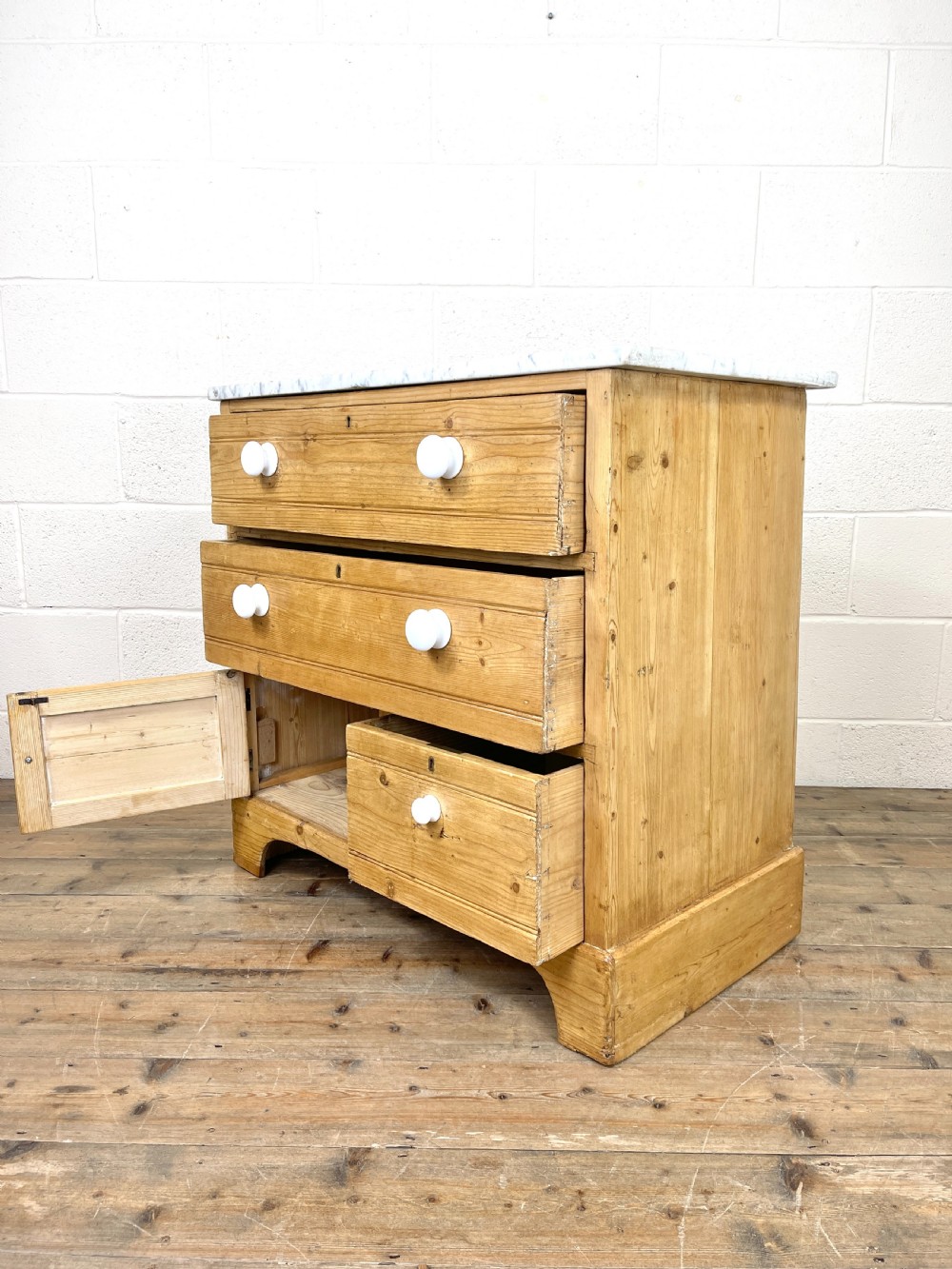 Antique Pine Chest of Drawers View VIII