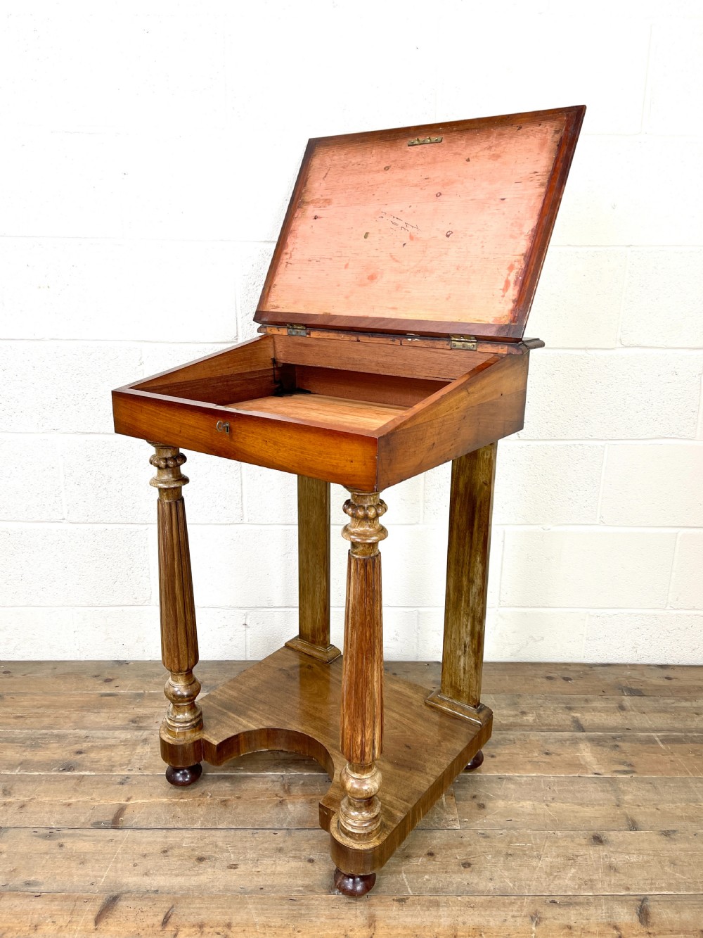 Antique Victorian Davenport Desk View V