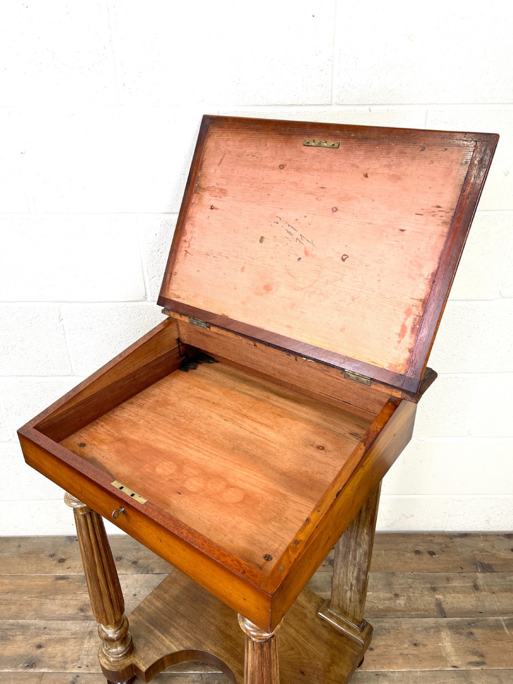 Antique Victorian Davenport Desk View VI