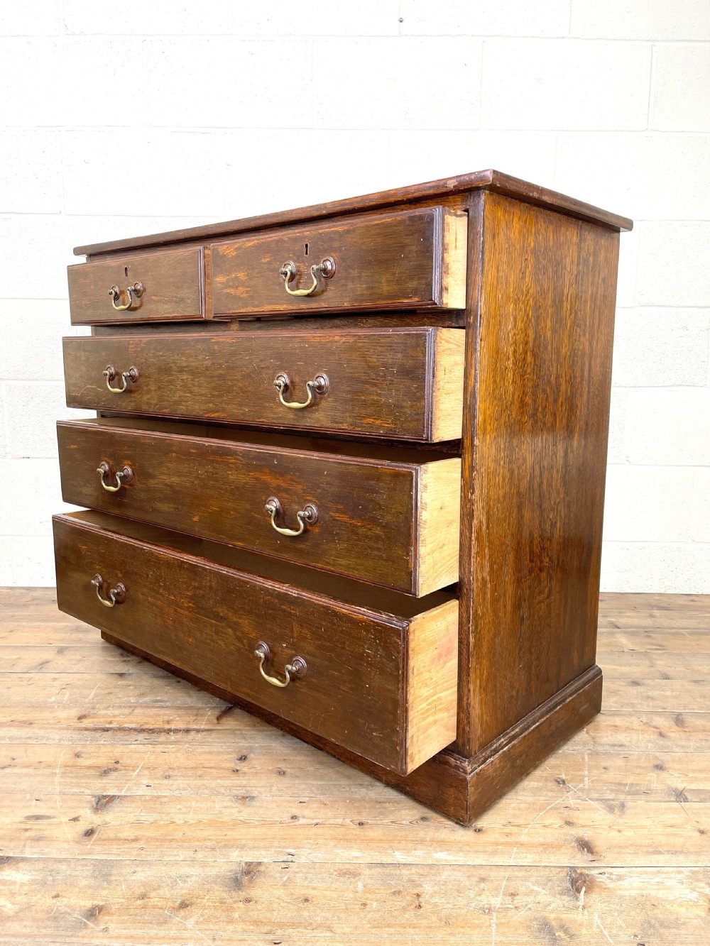 Antique Oak Chest of Drawers View VI