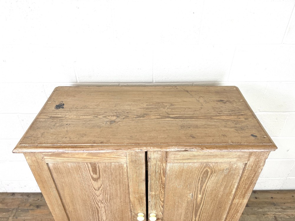 Pair of Rustic Antique Pine Cupboards View V