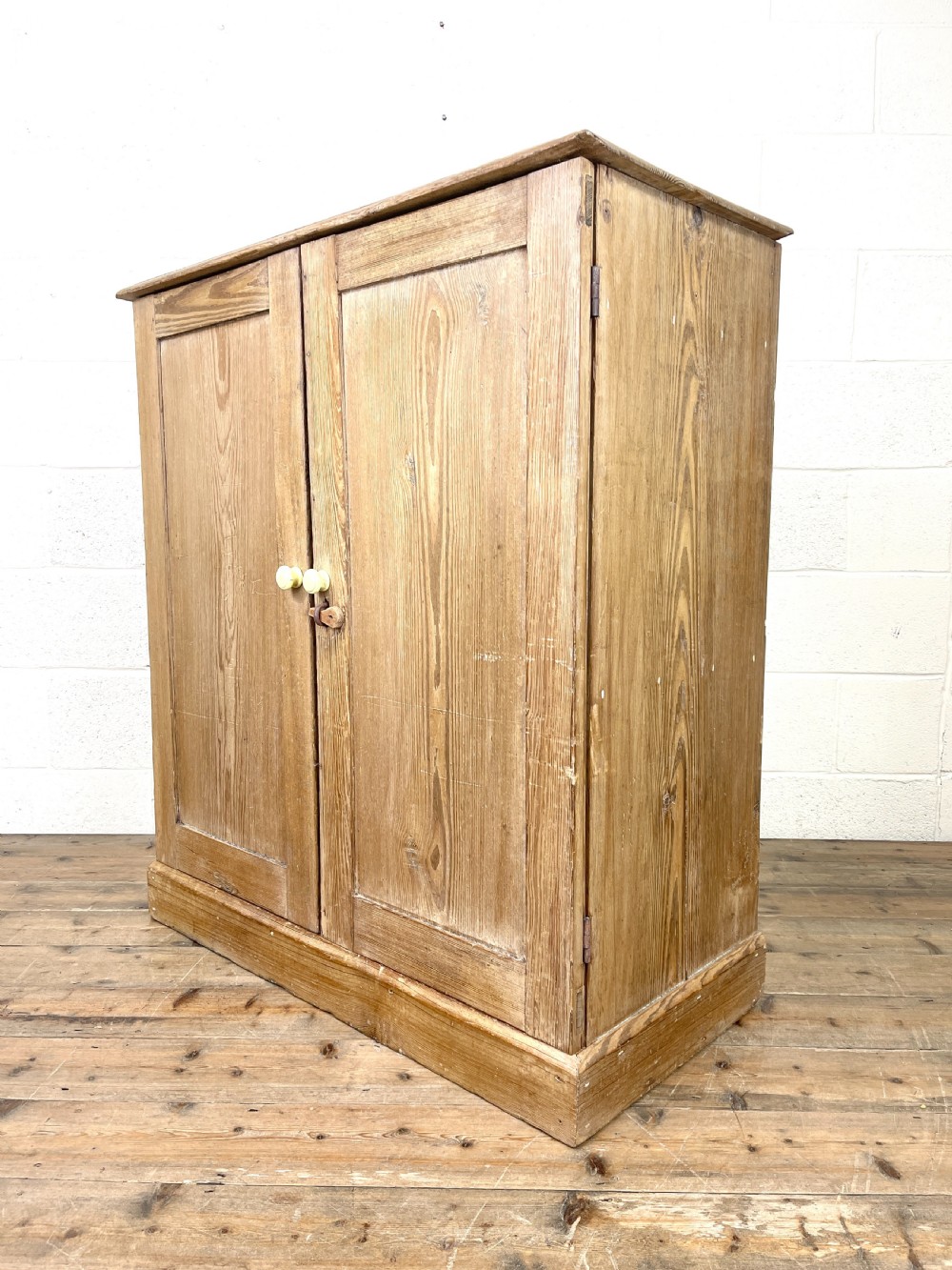 Pair of Rustic Antique Pine Cupboards View IX