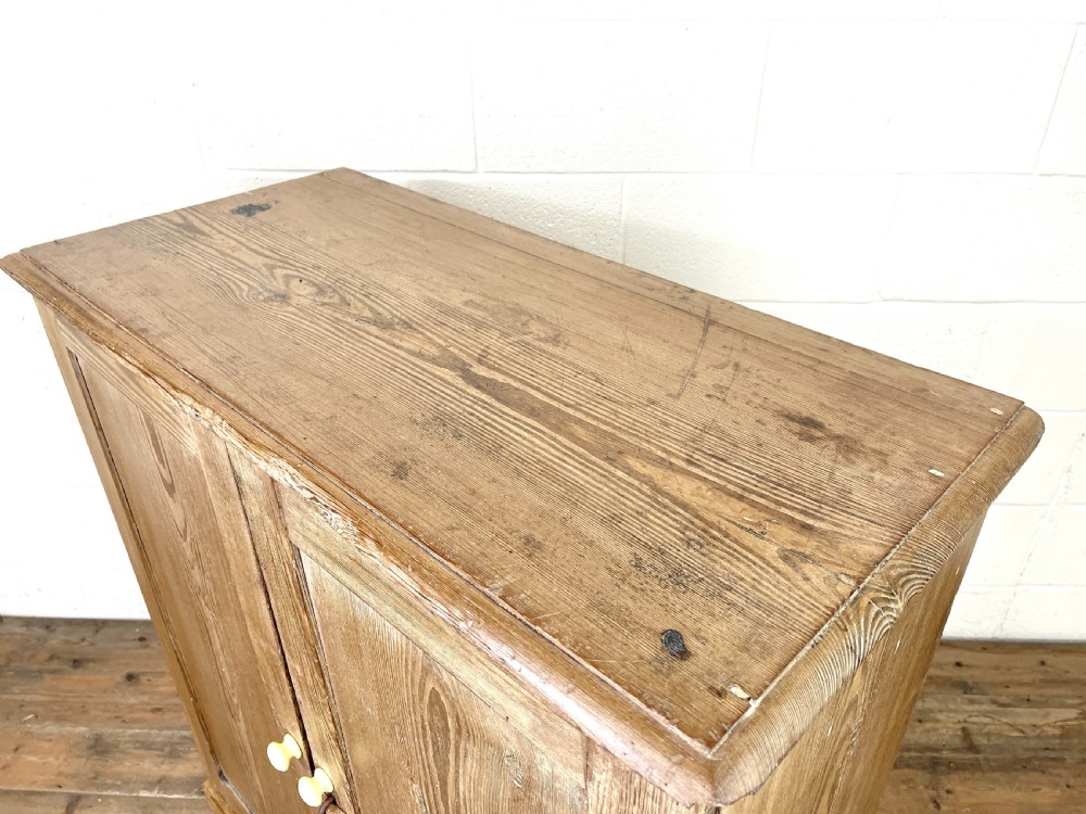 Pair of Rustic Antique Pine Cupboards View X