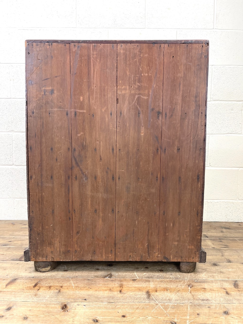 Small 18th Century Antique Oak Bureau View X