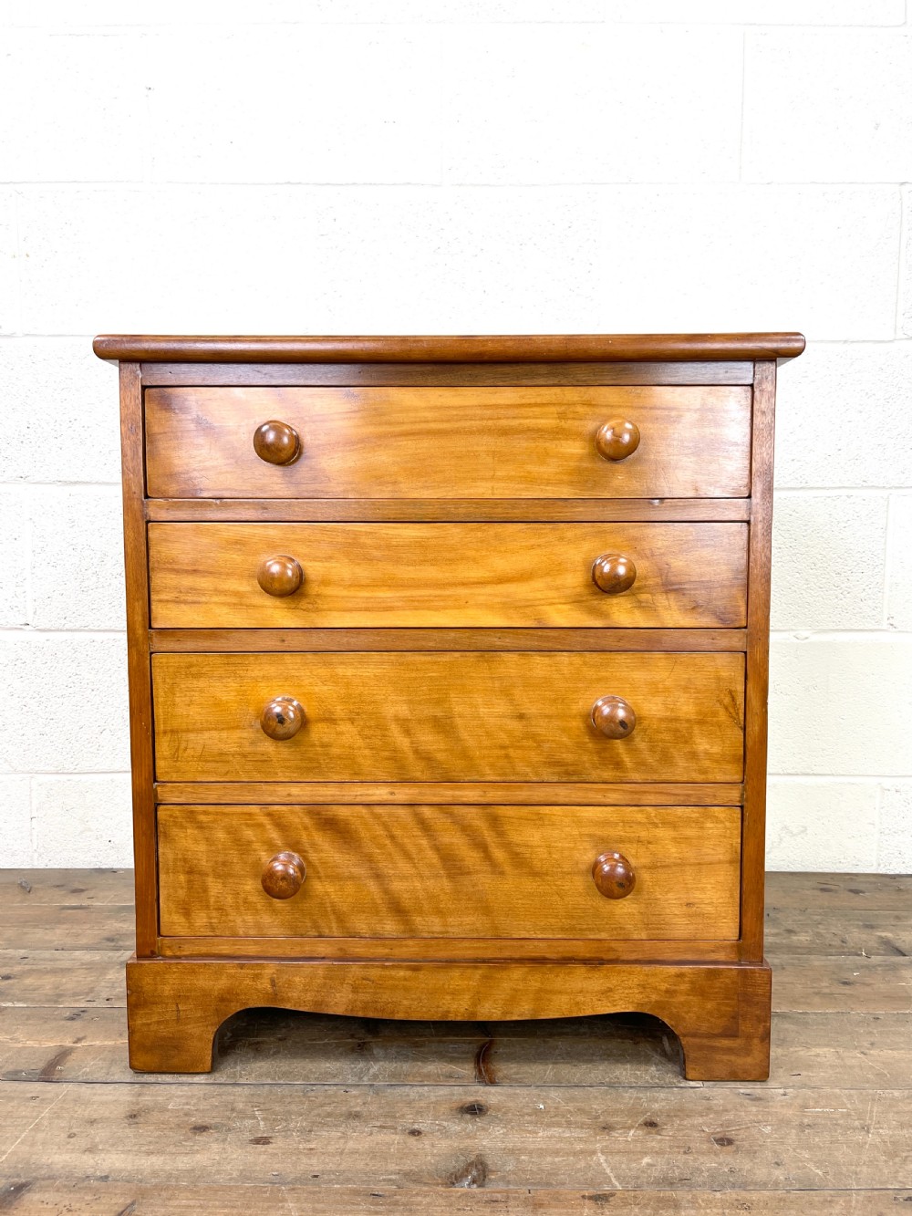 Antique Satin Birch Chest of Drawers View III