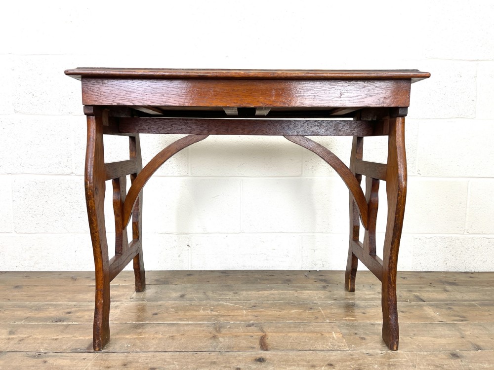 Antique Oak Writing Table  View XI