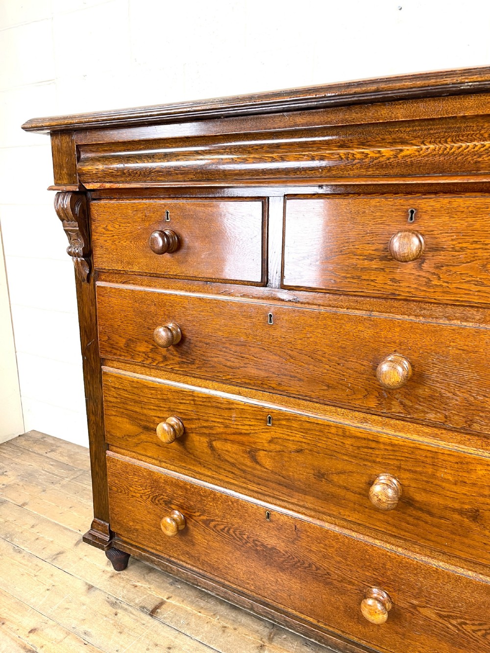 Large Victorian Antique Chest of Drawers View IV