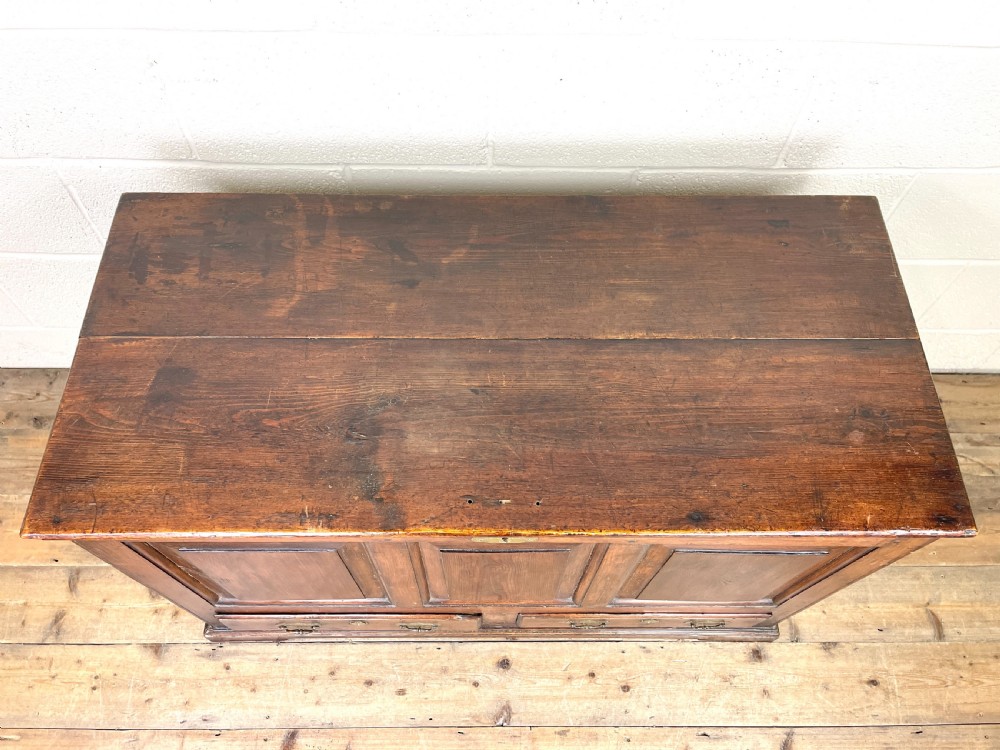 Small Antique Georgian Pine Blanket Box View II