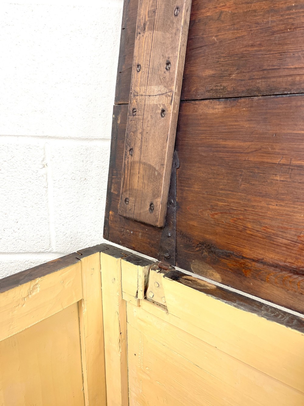 Small Antique Georgian Pine Blanket Box View VIII
