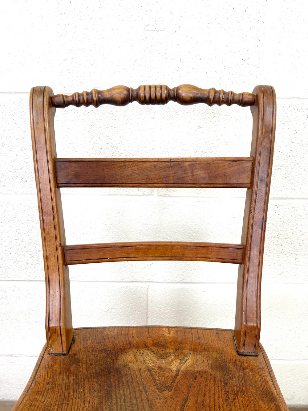 Set of Three Antique Elm Chairs View VI
