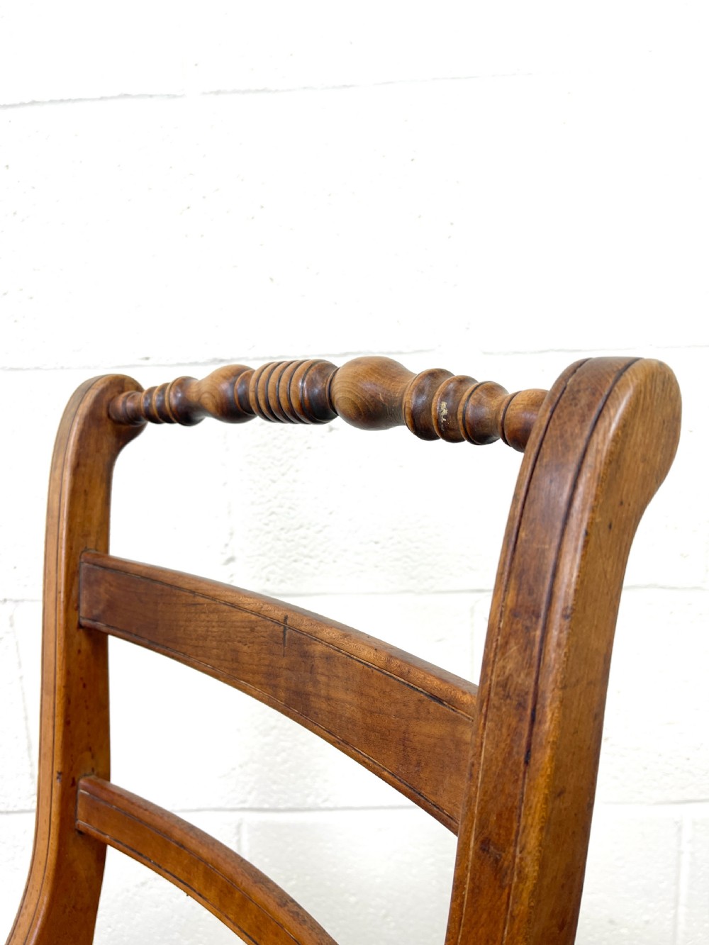 Set of Three Antique Elm Chairs View IX