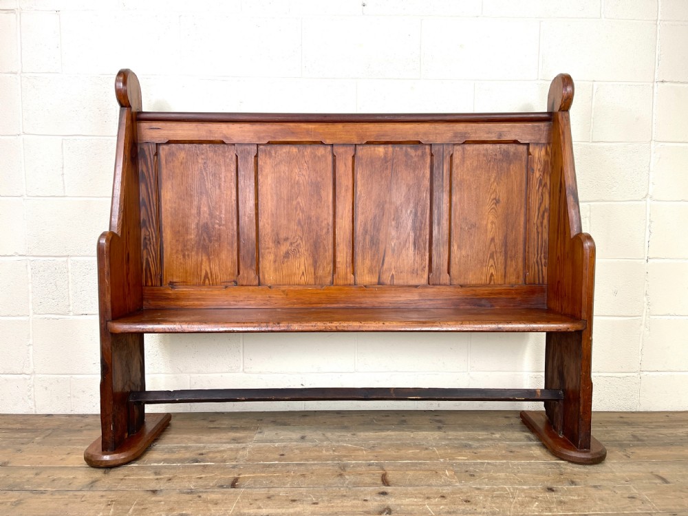 Antique Church Pew View III