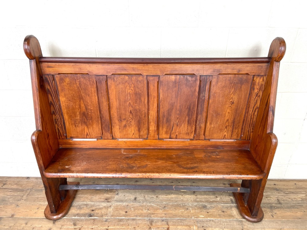 Antique Church Pew View IV