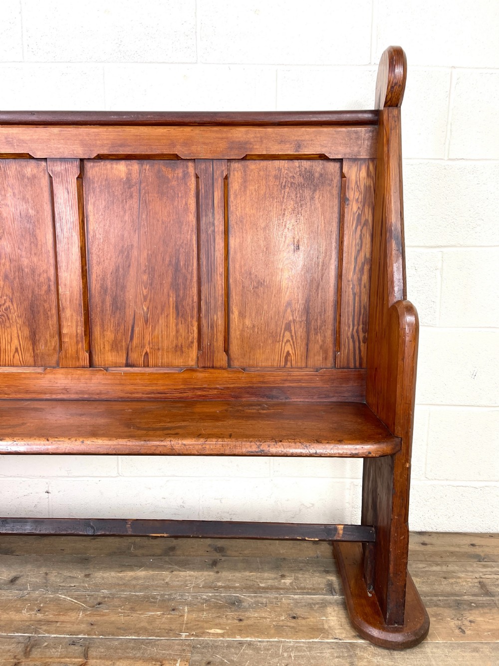 Antique Church Pew View V
