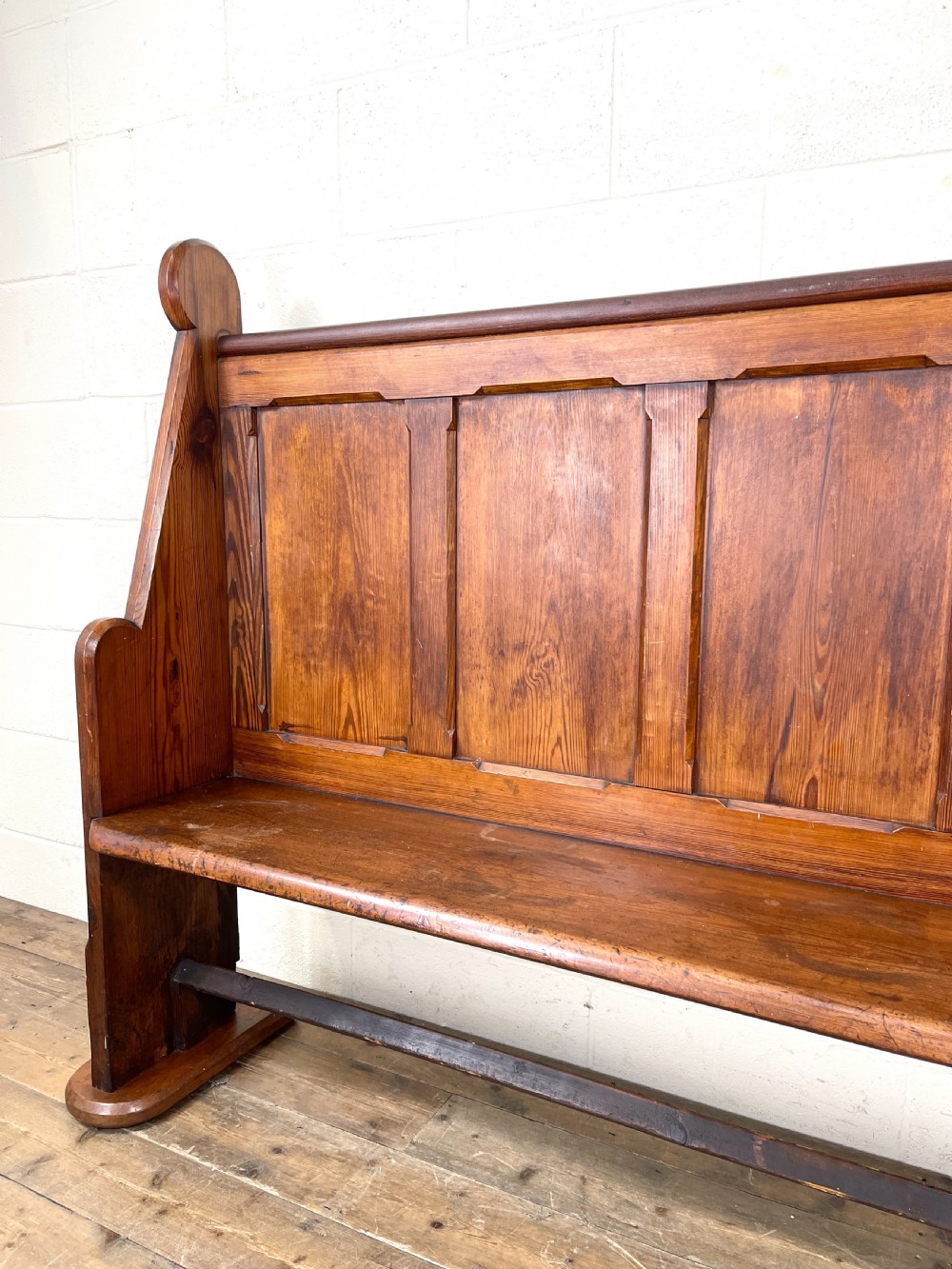 Antique Church Pew View VI
