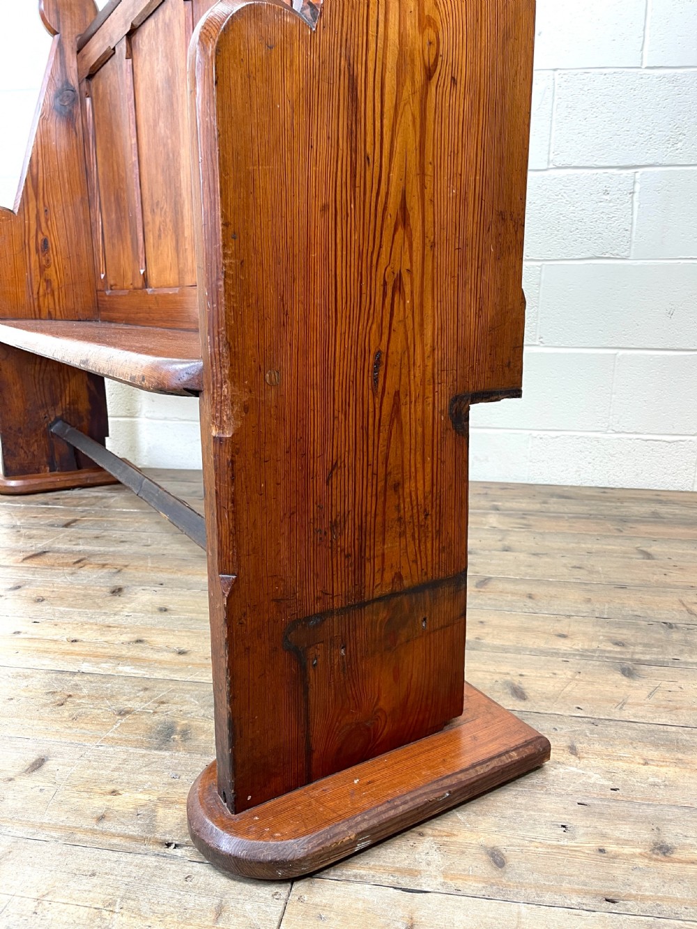 Antique Church Pew View X