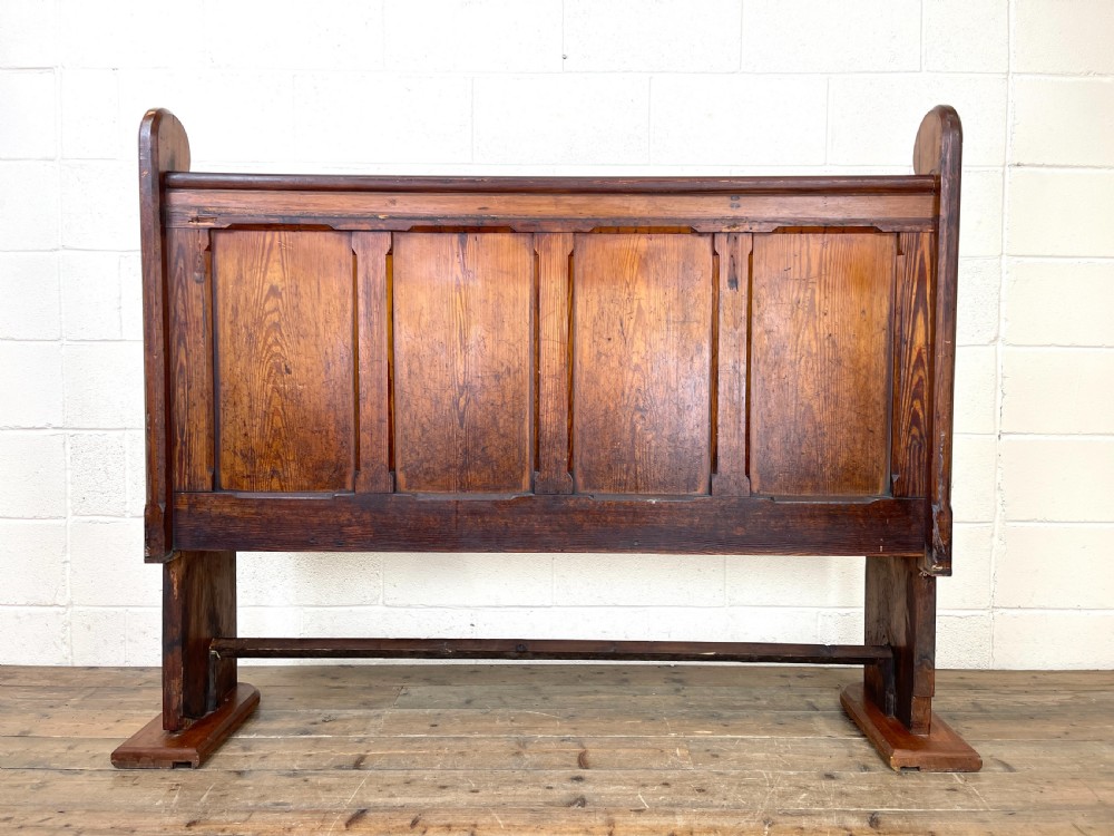 Antique Church Pew View XI
