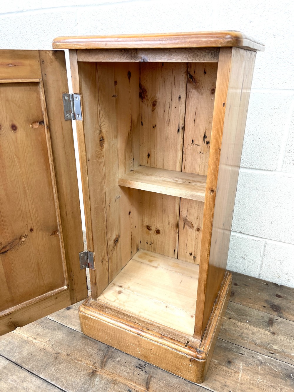 Pair of Antique Pine Bedside Cupboards View V