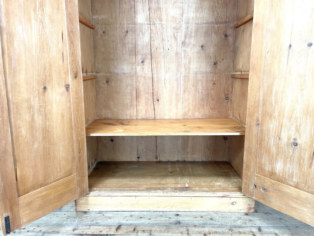 Victorian Antique Pine Wardrobe View VI
