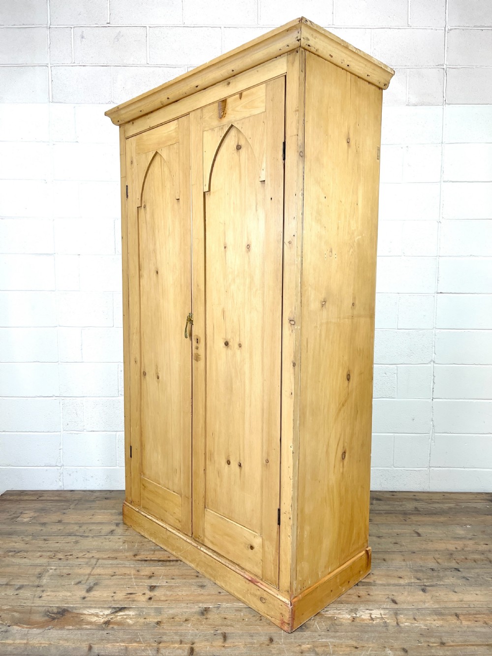 Victorian Antique Pine Wardrobe View VIII