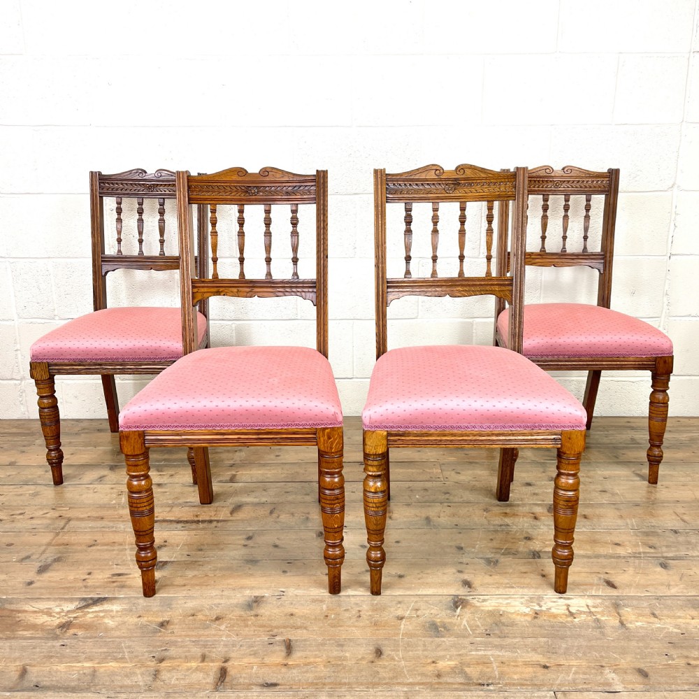Set of Four Antique Dining Chairs