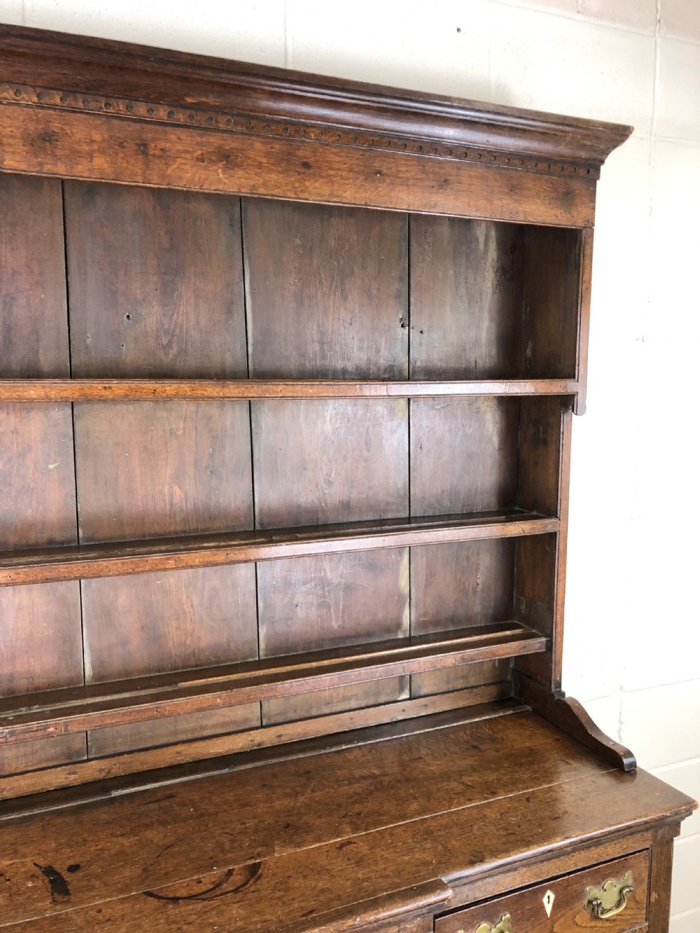 ANTIQUE 19TH CENTURY OAK KITCHEN DRESSER View IX