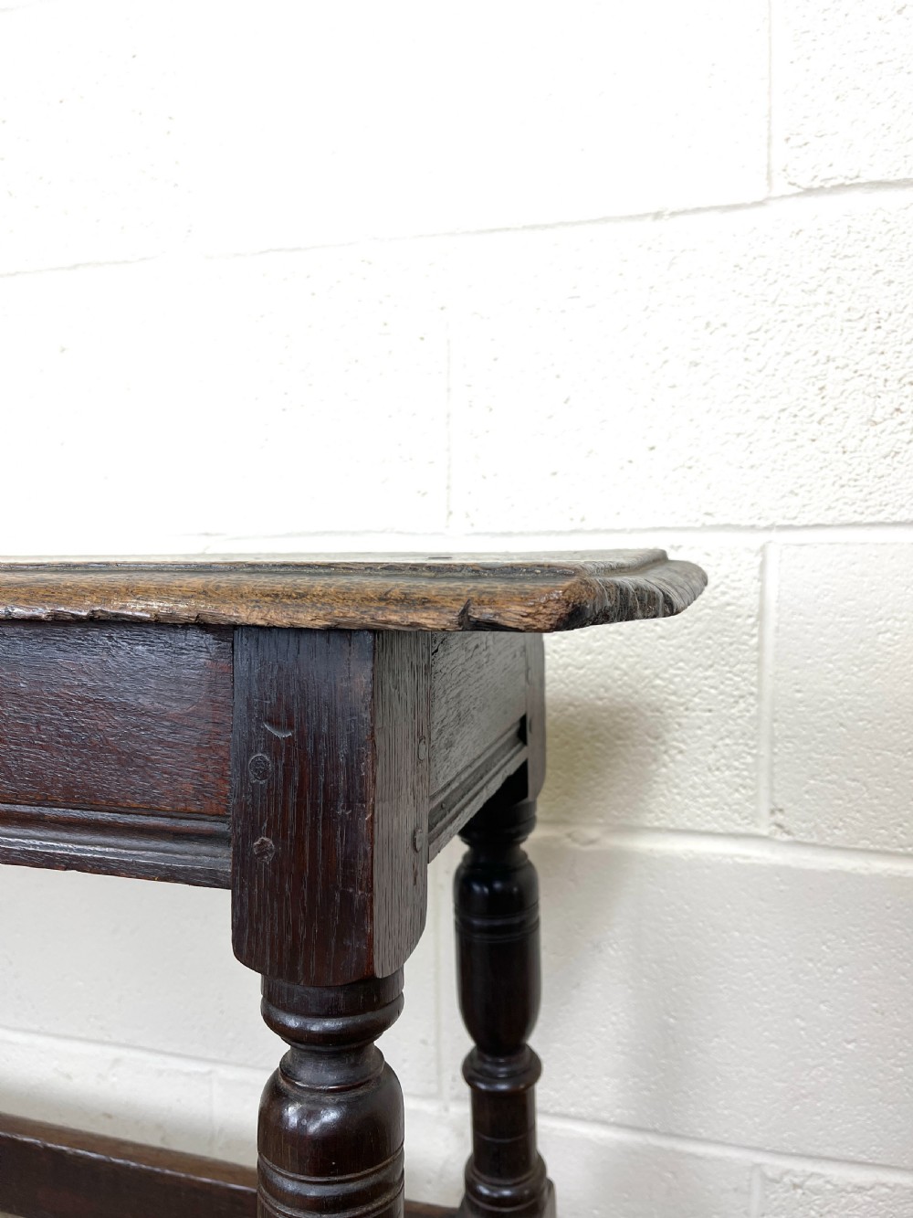 Antique 18th Century Joined Oak Bench View VII