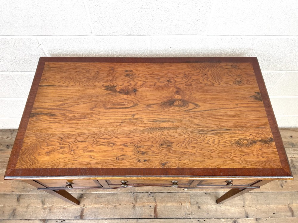 OAK AND MAHOGANY REPRODUCTION LOWBOY View X