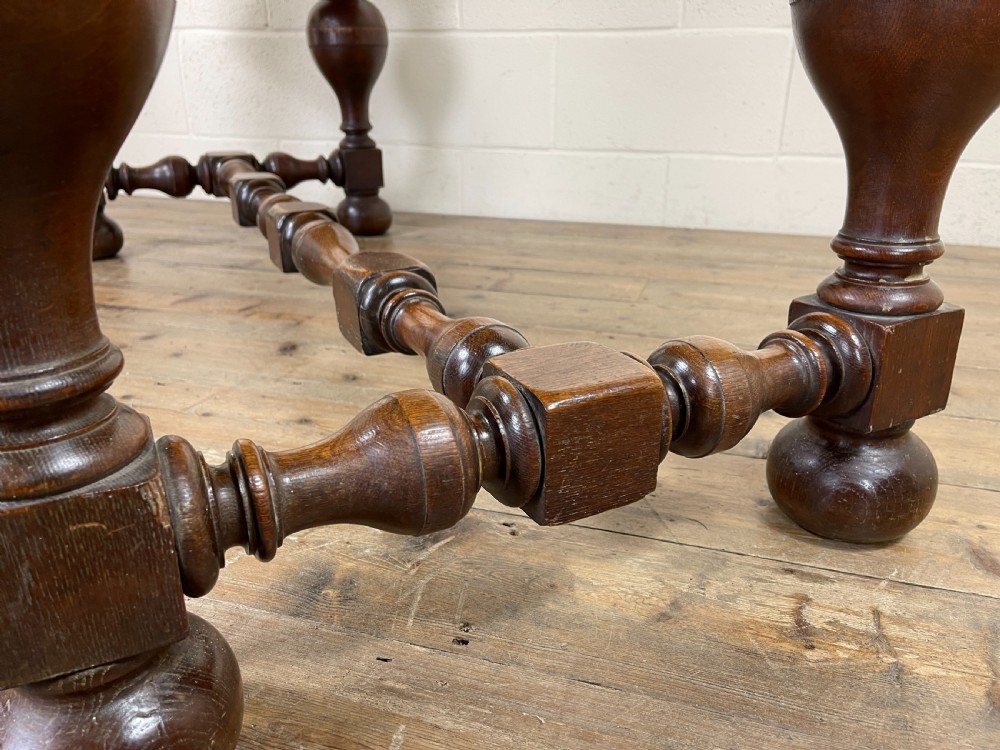 ANTIQUE COUNTRY OAK DINING TABLE View VIII