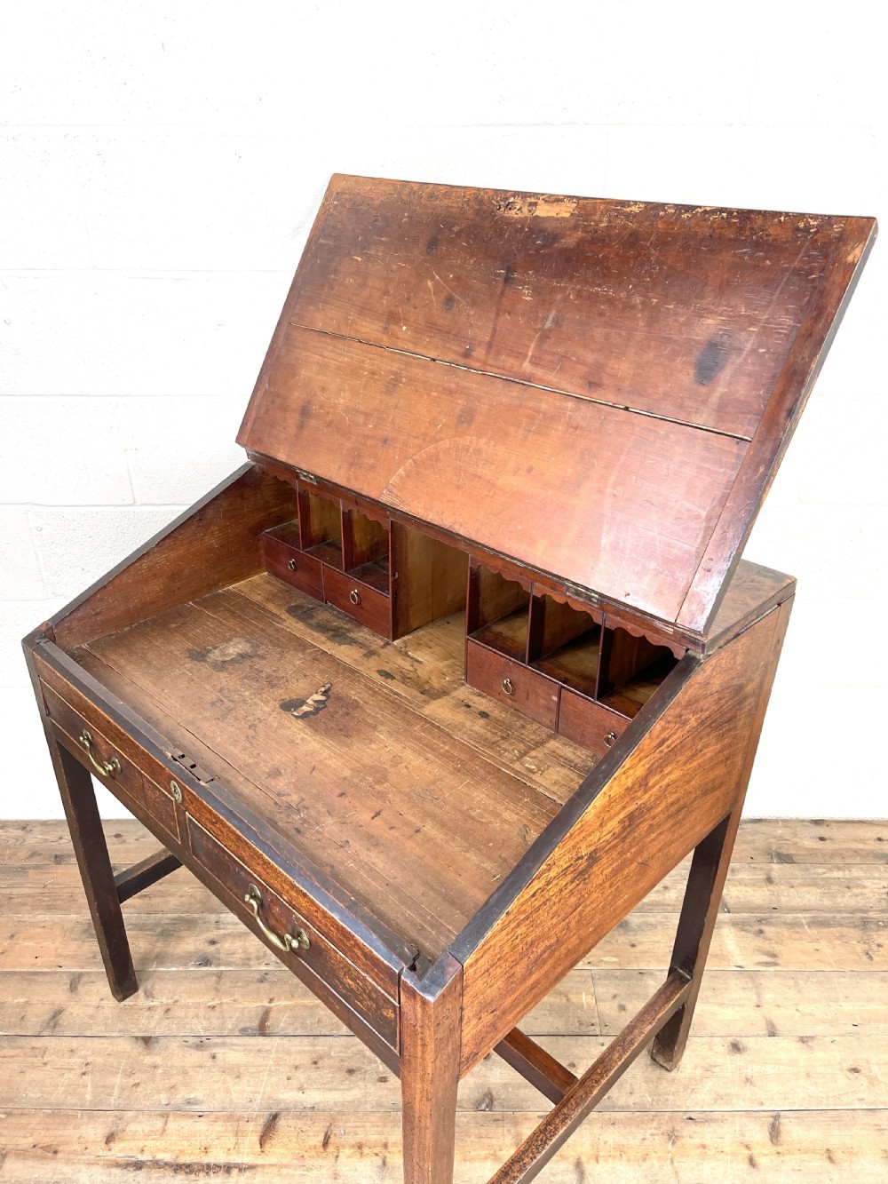 ANTIQUE MAHOGANY CLERK’S DESK OR BUREAU View IX