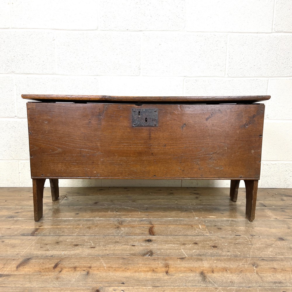 Antique Elm Six Plank Chest