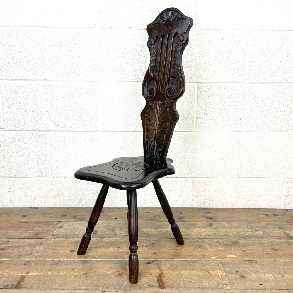 Welsh Oak Spinning Chair