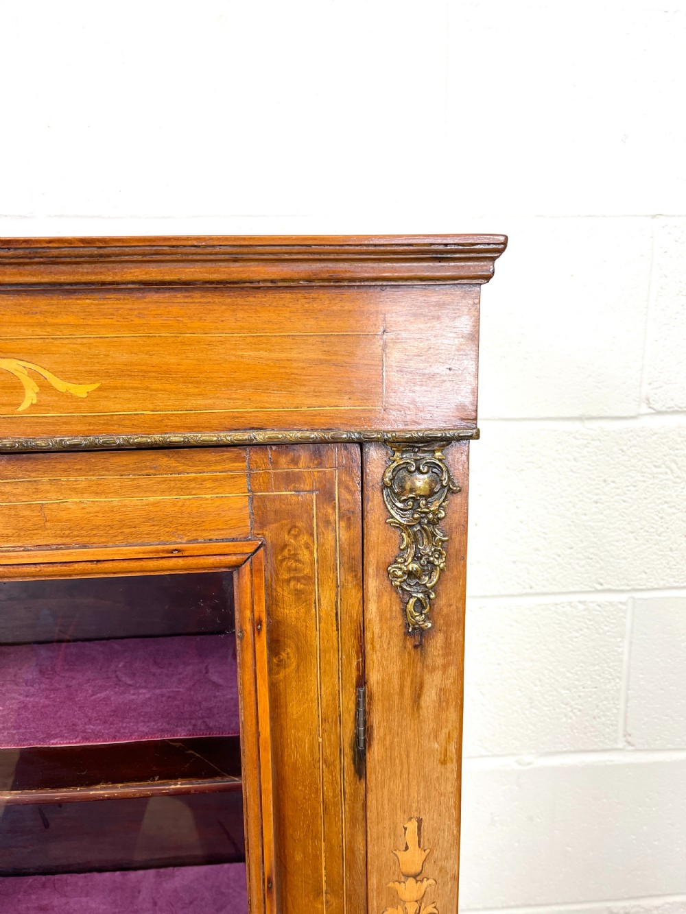 Antique Walnut Pier Cabinet View II