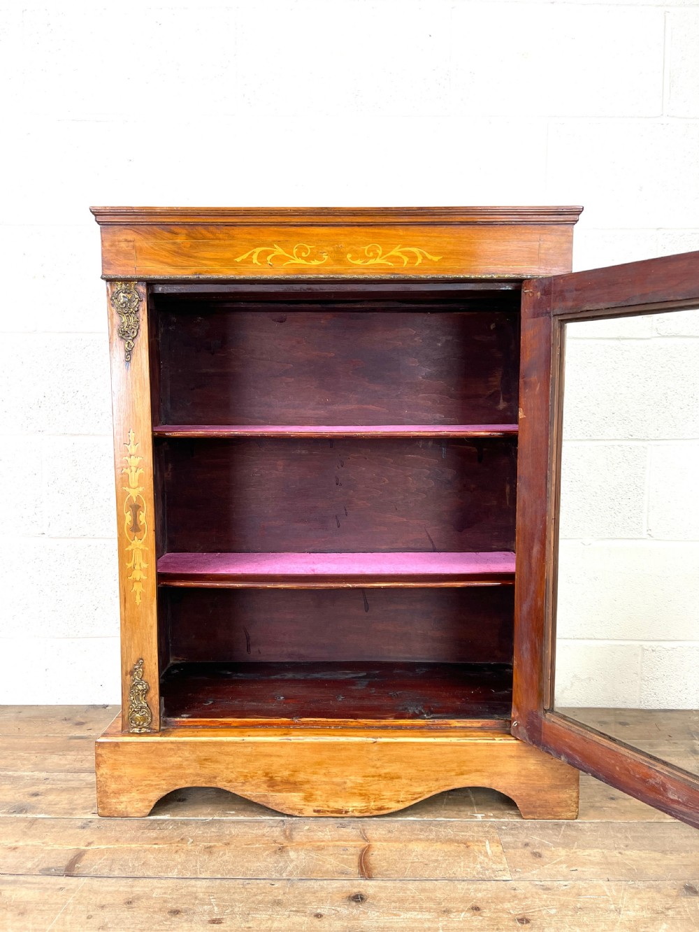 Antique Walnut Pier Cabinet View V