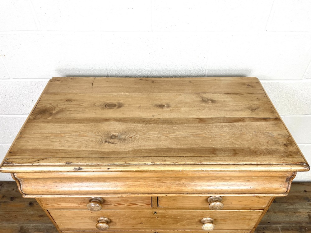 Antique Pine Chest of Drawers View II