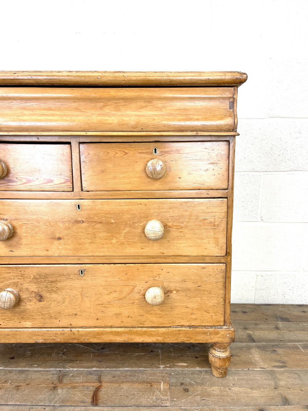Antique Pine Chest of Drawers View III